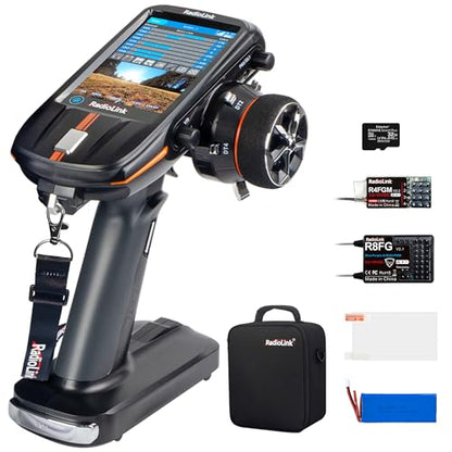 Radiolink RC8X 8 Channels RC Transmitter with R8FG&R4FGM Gyro Receivers