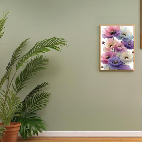 XIYOUVIGOR Diamond Painting Kits, Colorful Flowers Diamond Art Kit - color: Colorful Flowers