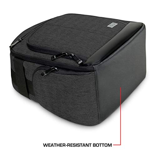 USA Gear Compact Drone Backpack - RC Quadcopter Drone Case Fits DJI Mini 4K, DJI Mini 3, AVIALOGIC, Controller & more Compact Quadcopters - Customizable Interior, Weather Resistant Exterior (Black) - color: Black