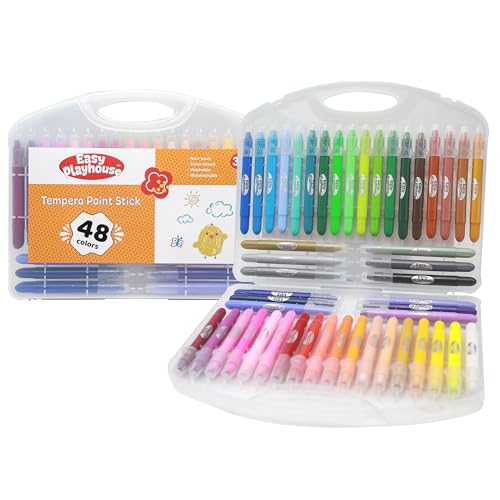 Easy Playhouse Tempera Paint Sticks 48pk - Washable, Non-Toxic Art Set - style: Paint Sticks - 48