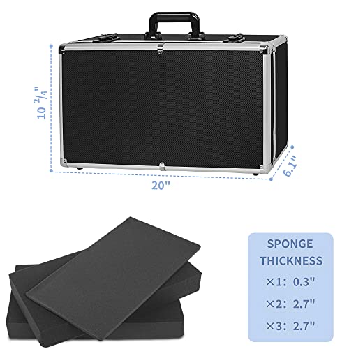 20 Inch Hard Carrying Case - size: Inner：19.6''X 9.6''X 5.6''