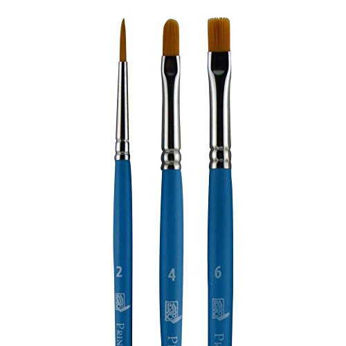 Princeton Select Artiste Brush Set No. 4, Synthetic, 3 Piece, 1 Count - size: SET 4- 3 BRUSH SET