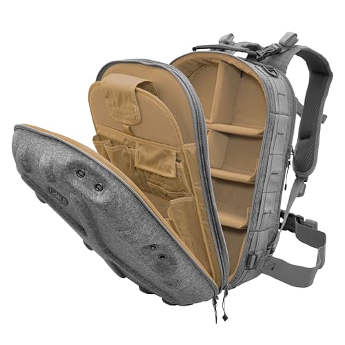 Hazard 4 Pillbox Impact-Resistant Hardshell Camera & Drone Backpack with External Mounting System for Photographers, Content Creators & Drone Pilots - Grayman - color: Grayman