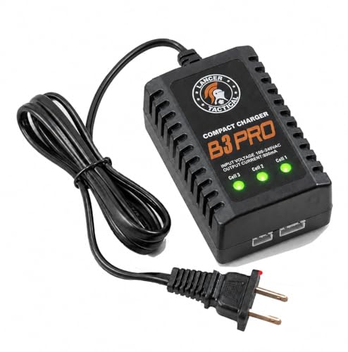 Lancer Tactical B3 Pro Compact 1-3 Cell LiPo/Li-Ion Smart Balance Airsoft Lipo Battery Charger