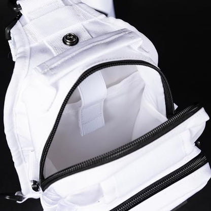 WOLFpak 4L Mini Tactical Sling Bag Crossbody - color: Polar White