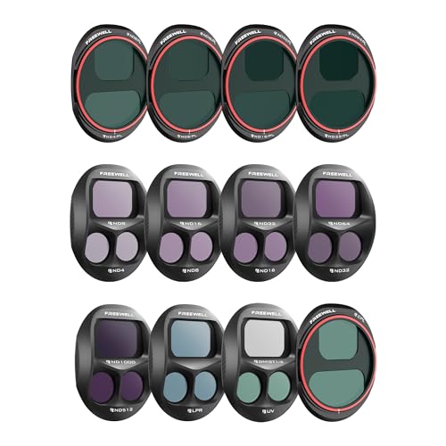 Freewell Mega 12 Pack ND, ND/PL, LPR, Glow Mist Filters for Mavic 4 Pro - style: MEGA-12PACK