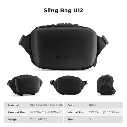 K&F CONCEPT Small Camera Sling Bag Everyday Shoulder Bag - color: 14 Black Small