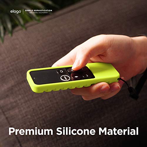 elago R3 Protective Case for Apple TV 4K Siri Remote 1st Generation - color: Neon Yellow