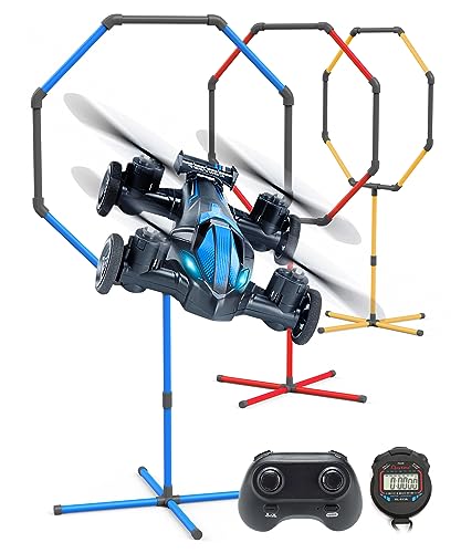 Galvanox Racing RC Drone with Obstacle Course Kit, Includes 3 Hoop Sizes for Competition Game Set