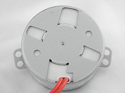CHANCS TYD-50 Synchronous Motor 110V AC 7.5-9RPM CCW Fixed Rotation 4W Turntable Gear Box for Microwave Oven - size: 7.5/9RPM CCW