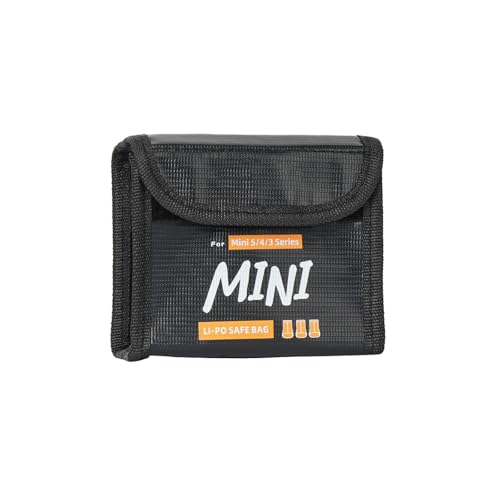 Battery Bag for DJI Mini 5 Pro,Portable Lipo Batteries Case Fireproof Safety Storage Bag for Mini 5/4/3 Pro Battery (Holds 3 batteries) - color: Holds 3 batteries