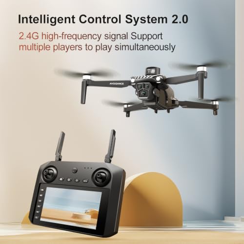 GPS Drone with 4K UHD EIS Camera for Adults, Foldable Quadcopter for Adults