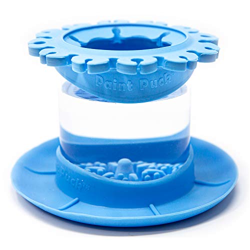 Paint Puck Ultimate Rinse Cup Paint Brush Cleaner, Mug (4 in), Blue - color: Blue, size: Mug