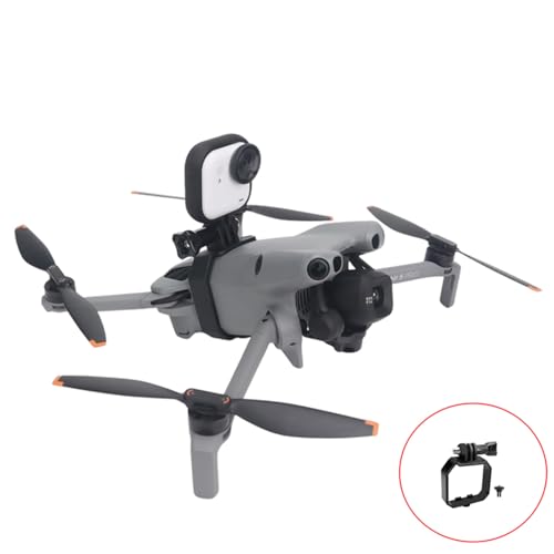 Drone Action Camera Mounting Holder for DJI Mini 5 Pro, Drone Gimbal Upper Expansion Bracket with 1/4 Screw Tripod Mount Adapter for Mini 5 Pro Accessories