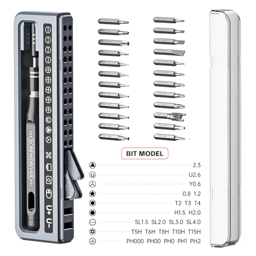 ANVANNA Electronics Precision Screwdriver Sets 32-Piece Magnetic Repair Tool Kit for iPhone, MacBook, Computer, Laptop, PC, Tablet, PS4, Xbox, Nintendo, Game Console