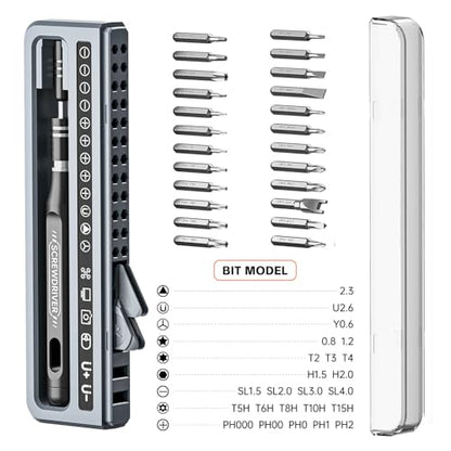 ANVANNA Electronics Precision Screwdriver Sets 32-Piece Magnetic Repair Tool Kit for iPhone, MacBook, Computer, Laptop, PC, Tablet, PS4, Xbox, Nintendo, Game Console