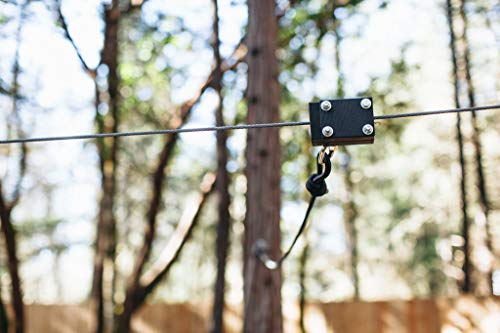 Bungee Brake Kit (20FT) Zipline Brake System to Gently Slow and Stop Riders for a Fun Ride