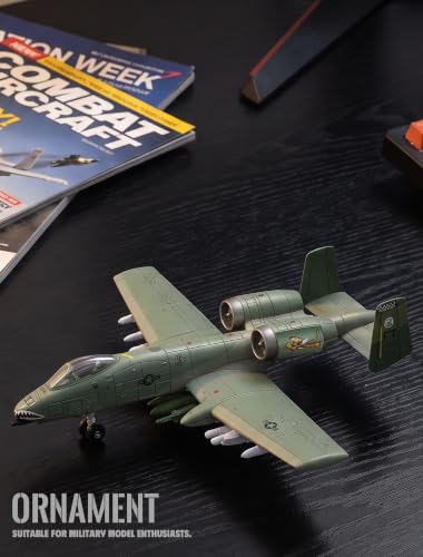 SEBUNAS 1:72 Scale A-10 Thunderbolt II Warthog Plastic Assembly Model Kit - color: 10.A-10 Green