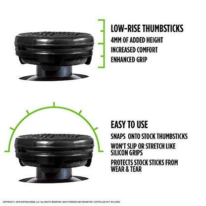 KontrolFreek Omni for Xbox One and Xbox Series X Controller | 2 Performance Thumbsticks | 2 Low-Rise Concave | Black - color: Black