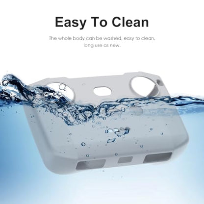 Shockproof Anti-scratch Silicone Case For DJI Neo/Mini 3/3 Pro/Mavic 3 / Air 2S / Mini 2 RC-N2 / RC-N1 / RC-N3 Remote Control(Grey) - color: Gray