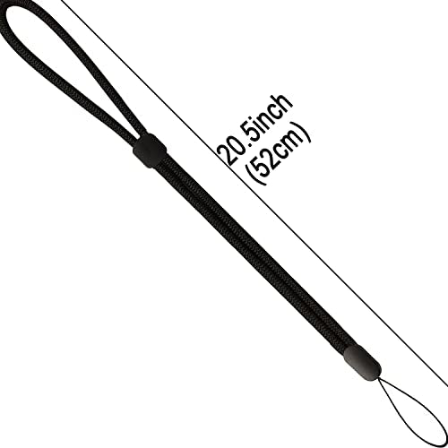 Foshine Lanyards 5pcs Adjustable Length Neck Office Lanyard - color: 5 Black