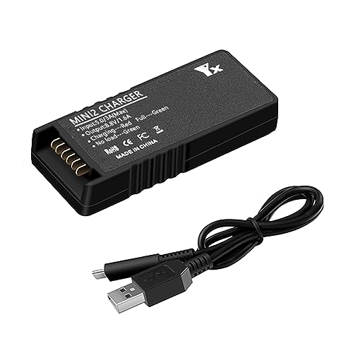 Quick Charger with QC3.0 Fast Charge Drone Accessories USB Charger with Type-C Cable for DJI Mavic Mini 2 Drone