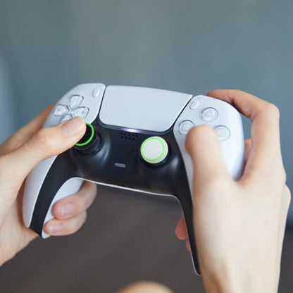 20Pcs Controller Thumb Grips Set with Precision Rings,Joystick Caps,Thumb Stick Grip Cover Joystick Button Caps Controller Assist Compatible for PS4/PS5