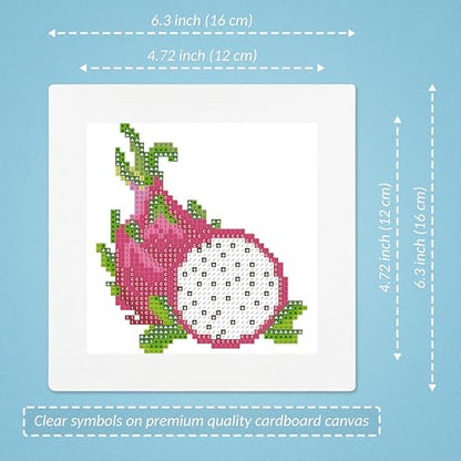 LuwoArte Painting Kit – Japanese Theme (Exotic Fruits) - color: Exotic Fruits