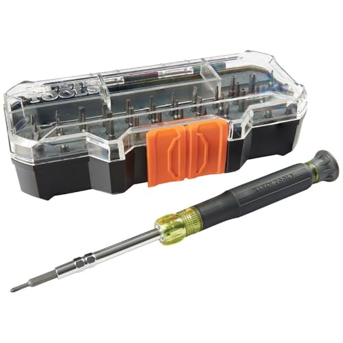 Klein Tools 80066 Precision Driver Set with Case, 2-Piece, Multi-Bit Screwdriver and All-in-One Multi-Function Repair Tool Set, 39 Bits Including Tamperproof Bits for Apple Products - style: Screwdriver Set and 15-in-1 Screwdriver