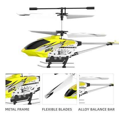 U12 Remote Control Helicopter Mini RC Helicopter with Altitude Hold Yellow - color: Yellow