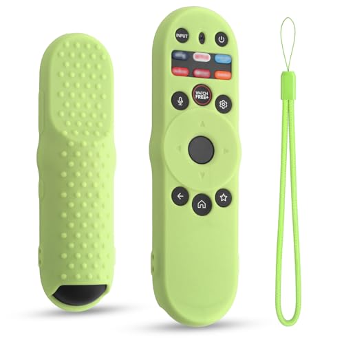 Cover for Vizio Smart TV Remote XRT270 2023, Silicone Protector Case Replacement for Vizio Remote Control XRT270, Shockproof, Glow in Dark Green (Glow Green) - color: Glow green