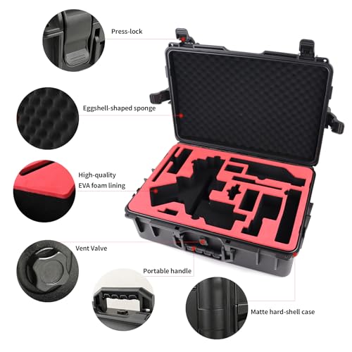 Ronin RS 4 Carrying Case for DJI RS4/RS 4 Pro,Black[Case Only]