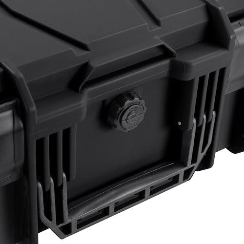 Eylar 18" Intact Series Hard Camera Case, Lightweight and Durable Stacker Design with Foam (Black) - color: Black
