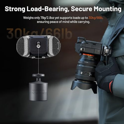 PGYTECH Beetle Camera Clip V2 with Plate Quick Release Camera Backpack Clip - style: Camera Clip V2