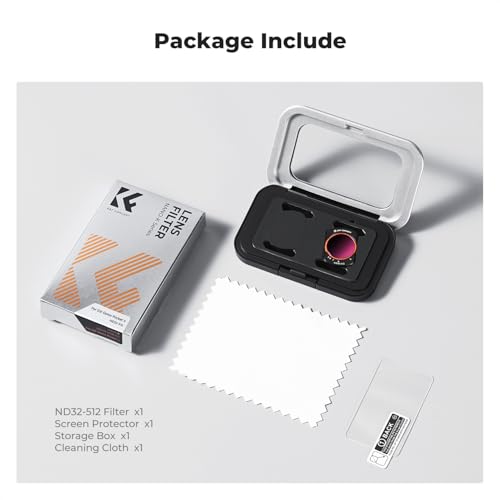 K&F CONCEPT Magnetic VND32-512 Filter Compatible with DJI Osmo Pocket 4/3 - style: ND32-512