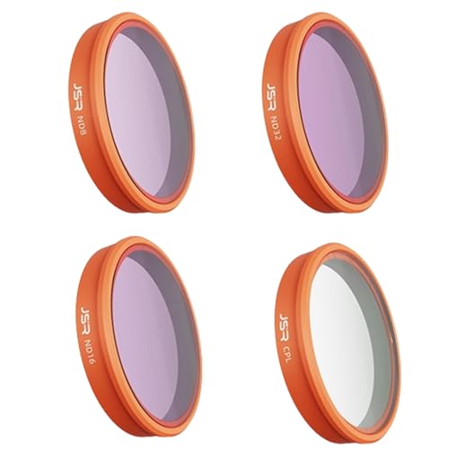 Coyktonty Osmo Action 6 Filter,Lens Filter Set for DJI Osmo Action 6 Camera,Waterproof, Oil-Resistant, Easy to Install (CPL+ND8+ND16+ND32) - color: CPL+ND8+ND16+ND32