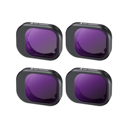 K&F CONCEPT ND Filters Kit for DJI Mini 4 Pro, 4 Pack(ND8+ND16+ND32+ND64)