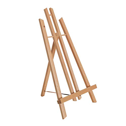 U.S. Art Supply 18" Large Tabletop Display Easel - Beechwood, Pack of 1 - style: 18" - Pack of 1