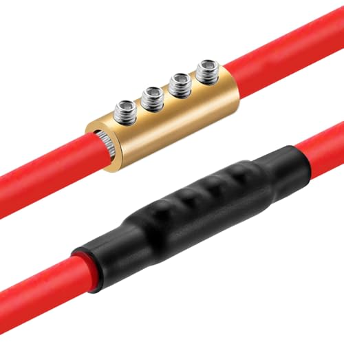 GRZWAYS 6 8 10 AWG Gauge Wire Connector Nut Kit, Copper Connection Terminal - style: 10 sets