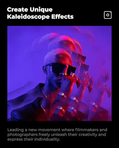 K&F CONCEPT 77mm Kaleidoscope Effects Filter Prism - size: 77mm