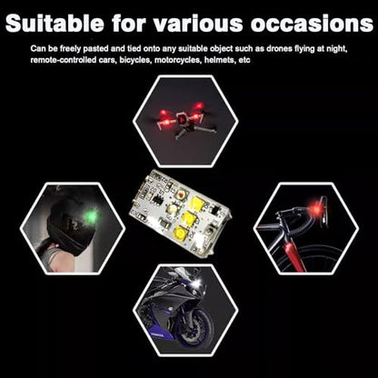 Drone Strobe Lights for DJI Mini3 Pro/Mini4 Pro/Mini2/Air 2/Air 3S/Mavic 2/Mavic 3/Avata/Neo/Flip, Anti Collision Light for FAA Drone Night Flying,for RC Quadcopters Drone Accessories (1pcs)