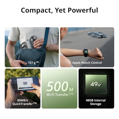DJI Neo 2 Fly More Combo With RC-N3 Remote Controller, Stable Transmission With Digital Transceiver, 3 Batteries, Carrying Case, Propeller Guard, Filter Kit