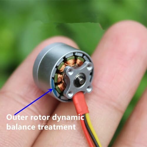 4 Pcs 1104 Micro Brushless Motor 4300kv Compatible with 1S-3S RC Drone FPV Racing Quadcopter