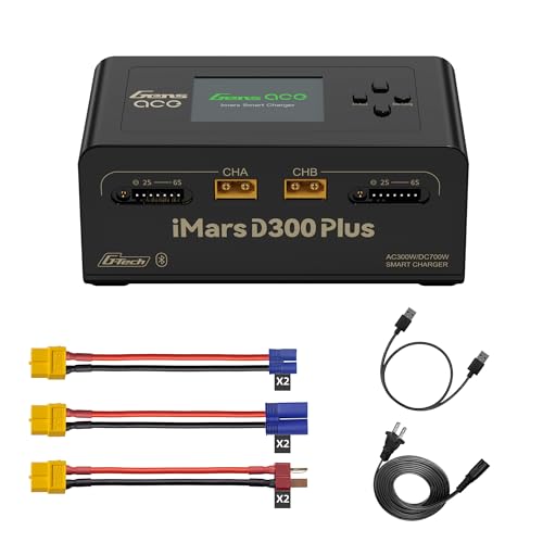 Gens ace iMars D300 Plus Dual Channel 1-6S Smart LiPo Battery Charger