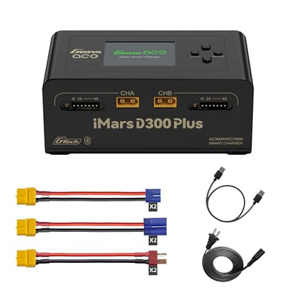 Gens ace iMars D300 Plus Dual Channel 1-6S Smart LiPo Battery Charger