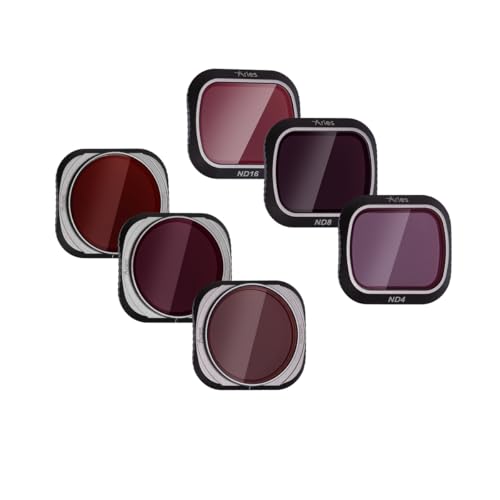 Aries ND Filters Set for DJI Mavic 2 pro, 6 Pack-(CPL, UV, ND4, ND8, ND16, ND32)