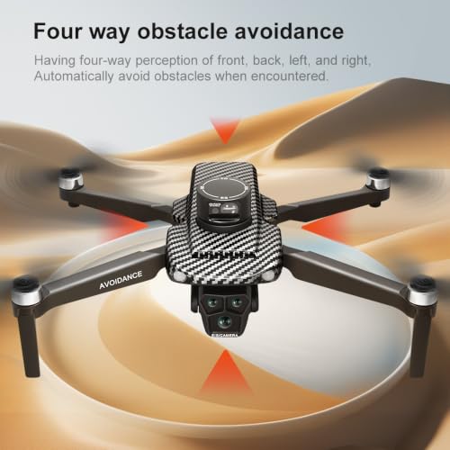 GPS Drone with 4K UHD EIS Camera for Adults, Foldable Quadcopter for Adults