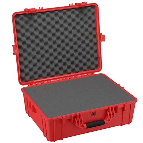 Condition 1 25" Large Waterproof Hard Case, Model 839, Red - color: Red
