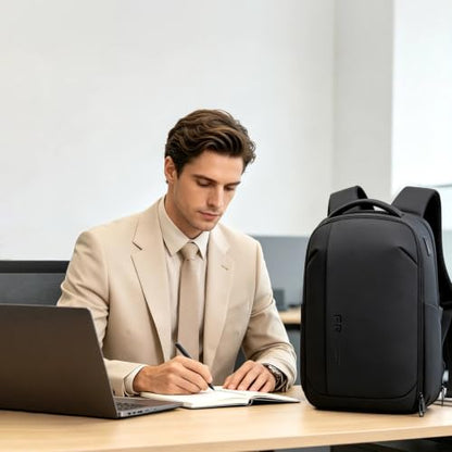 FENRUIEN Expandable Laptop Backpack 15.6 Inch for Men Business Travel