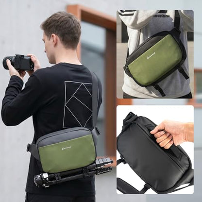 Besnfoto Everyday Crossbody Bag Camera Sling Bag - color: Green